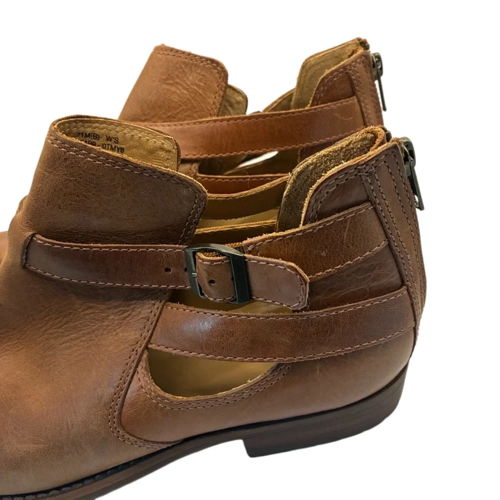 L.L. Bean Westport Sandalized Nubuck Leather Boot Brown Size 11